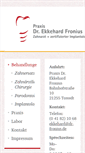 Mobile Screenshot of dr-fronius.de